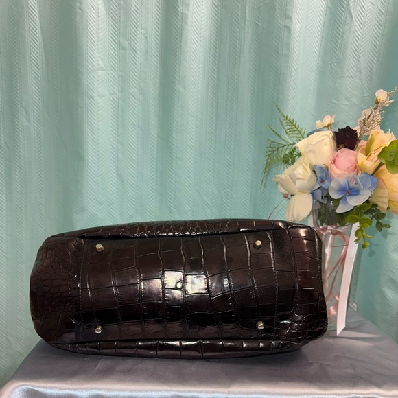 Like New! EUC - Furla Medium Croc-Embossed Leather Tote - Picture 11 of 11